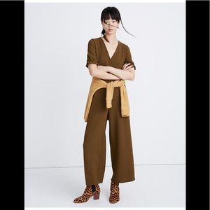 Madewell Crepe Crossover Jumpsuit